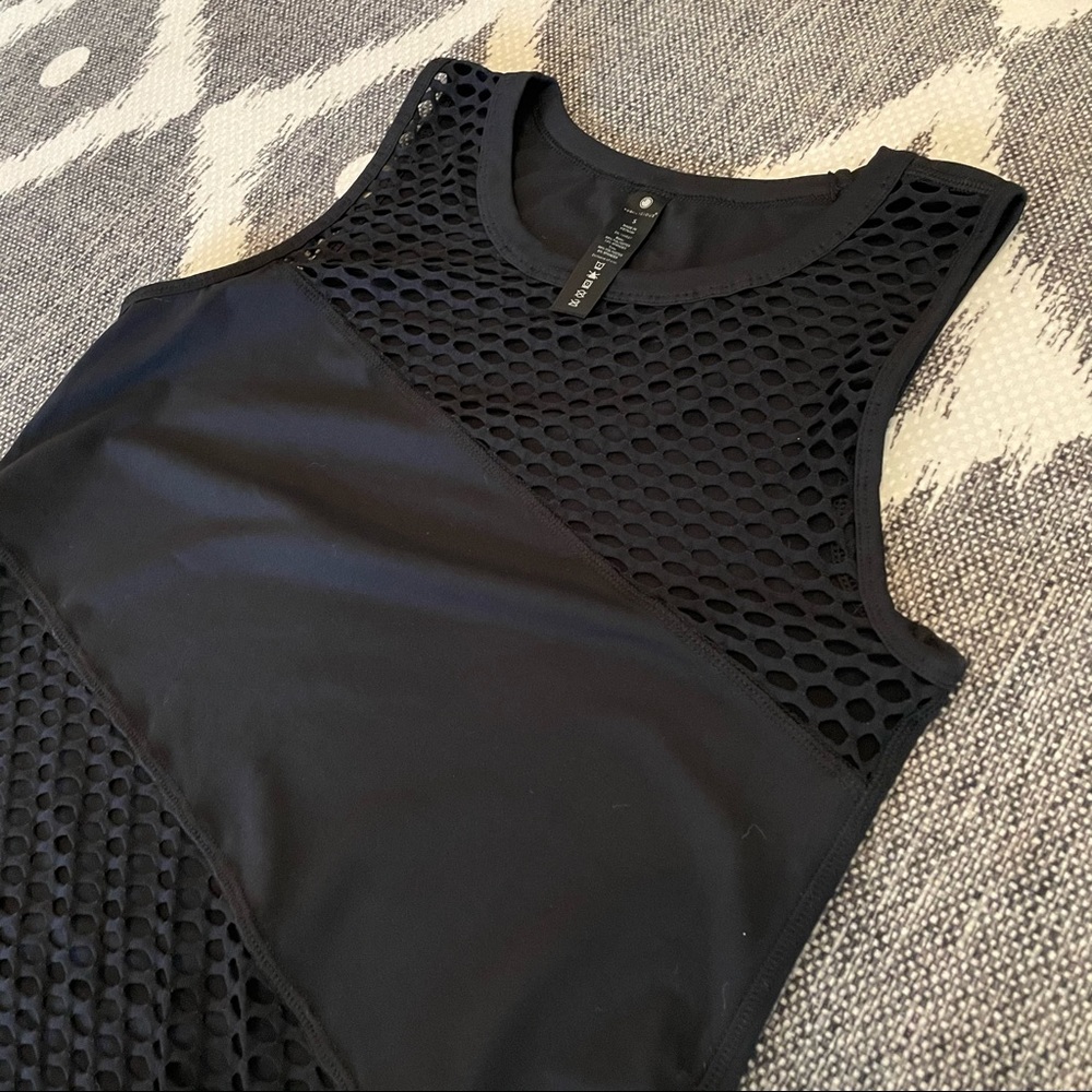 Yogalicious Black Workout Tank - Picture 1 of 5
